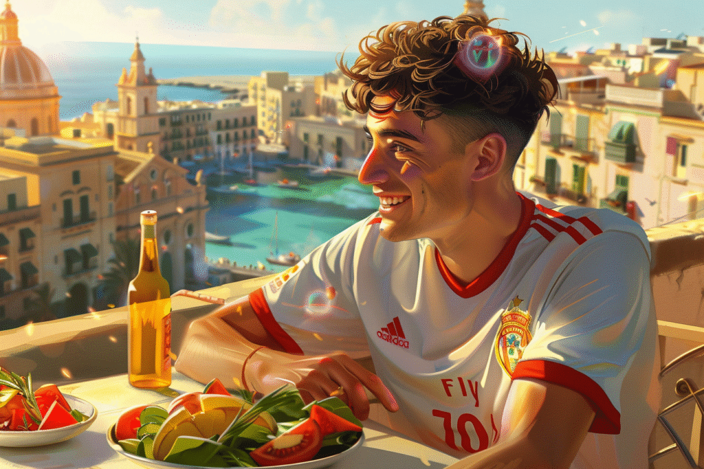 L'alimentation à Malte pour footballeurs espagnols